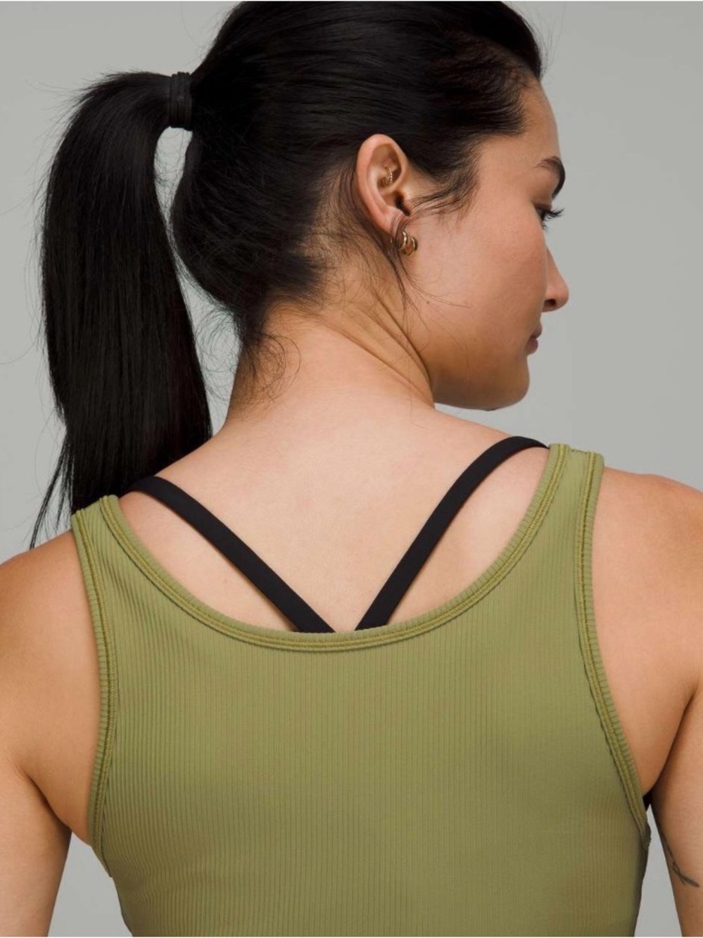 Lululemon Power Pivot Ribbed Tank Top
Bronze Green - Picture 4 of 10